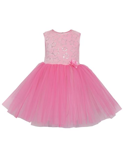 pink coloured printed frock - 19168857 - Very Small Image - 1