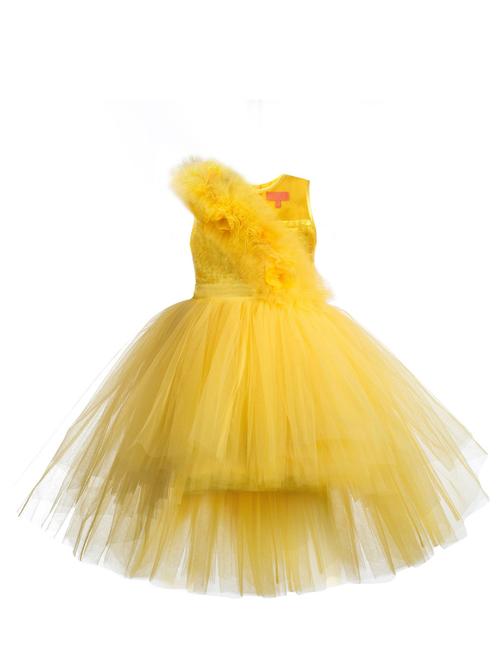 yellow coloured frock - 19169035 - Very Small Image - 1