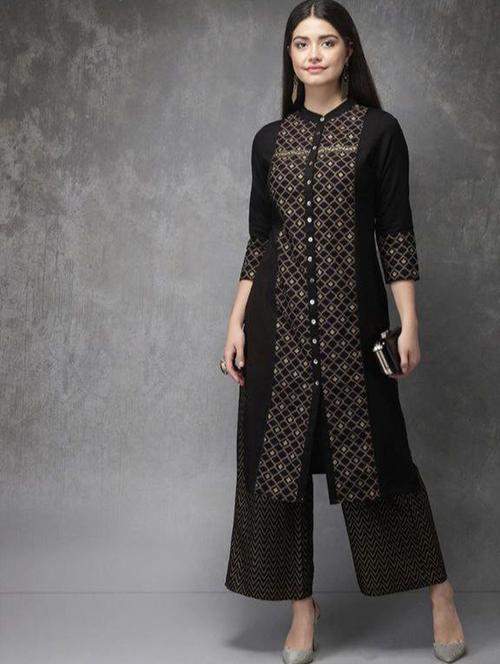 printed kurta pant set - 19169522 - Very Small Image - 1