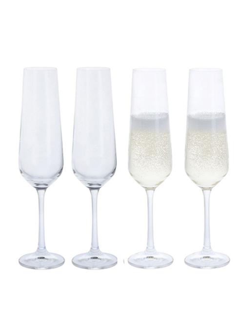 dartington cheers flute glass set, set of  4 - 19170803 - Very Small Image - 1