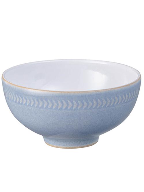 denby natural denim textured rice bowl - 19170846 - Very Small Image - 1