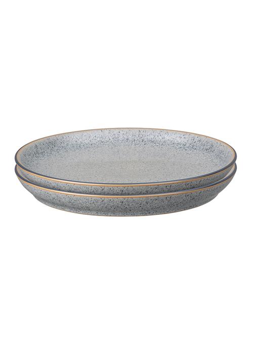denby studio grey 4 piece coupe dinner plate set - 19170898 - Very Small Image - 1