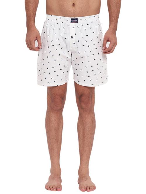 white printed boxer - 19171822 - Very Small Image - 1