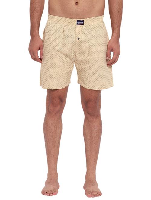 beige cotton boxer - 19171823 - Very Small Image - 1