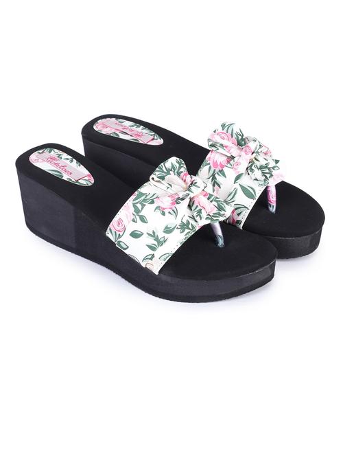 women floral slip on sandal - 19177857 - Very Small Image - 1