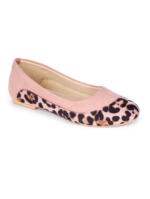 pink printed flats ballerina - 19177944 - Very Small Image - 1