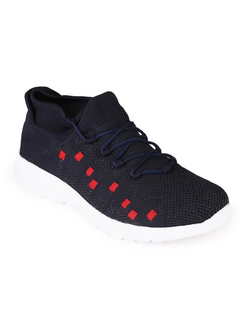 navy blue lace up sport shoe - 19178236 - Very Small Image - 1