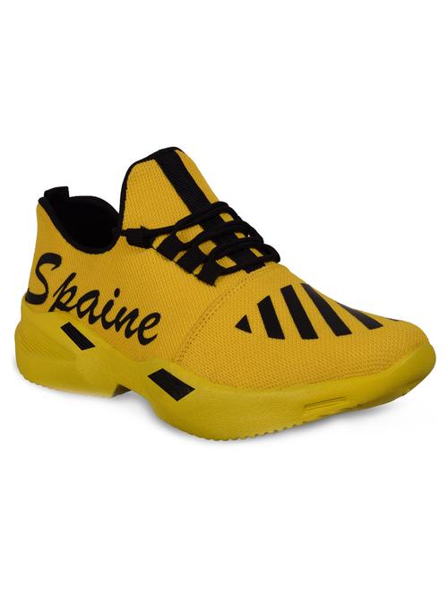 yellow lace up sport shoe - 19179691 - Very Small Image - 1