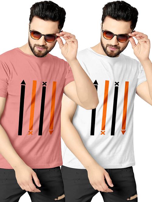 pack of 2 graphic combos t-shirt - 19182388 - Very Small Image - 1