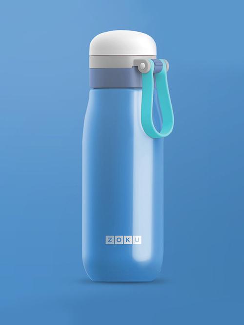 blue stainless steel bottle  - 19183813 - Very Small Image - 1