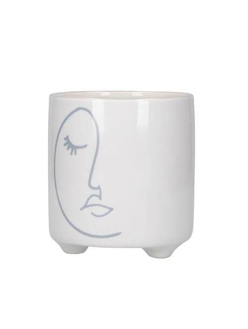 kitchencraft mini planter with abstract face design - 19183883 - Very Small Image - 1