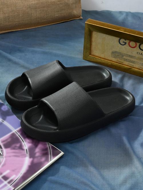 black slip on slipper - 19184858 - Very Small Image - 1