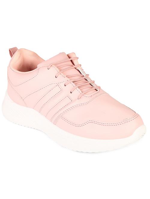 pink mesh laceup sports shoes - 19185163 - Very Small Image - 1