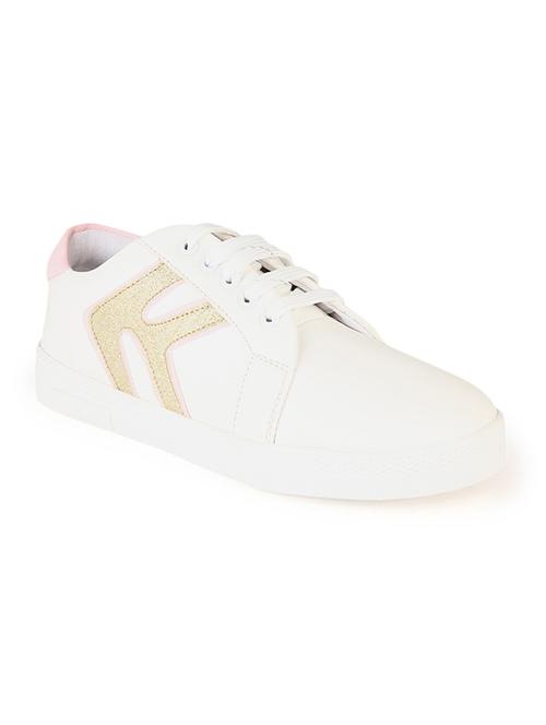 white lace-up sneaker shoe - 19185174 - Very Small Image - 1