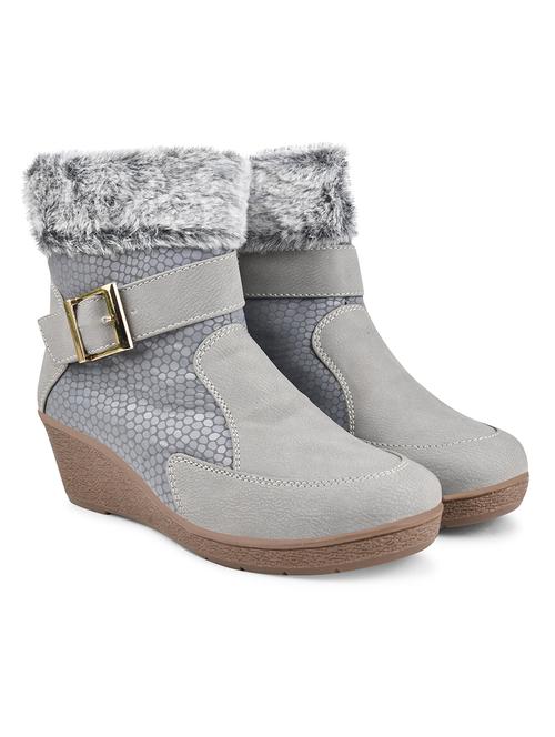 grey ankle boot - 19186007 - Very Small Image - 1