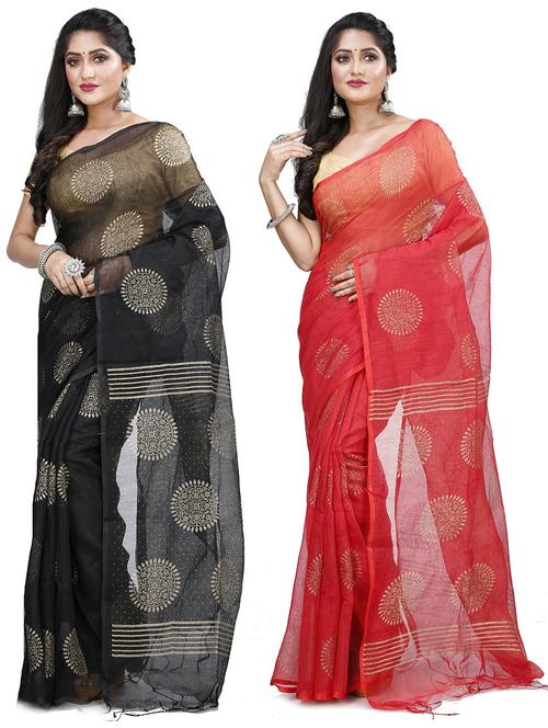 women's saree combo with blouse - 19186032 - Very Small Image - 1