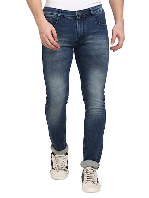 mens slim fit plain jeans - 19186620 - Very Small Image - 1