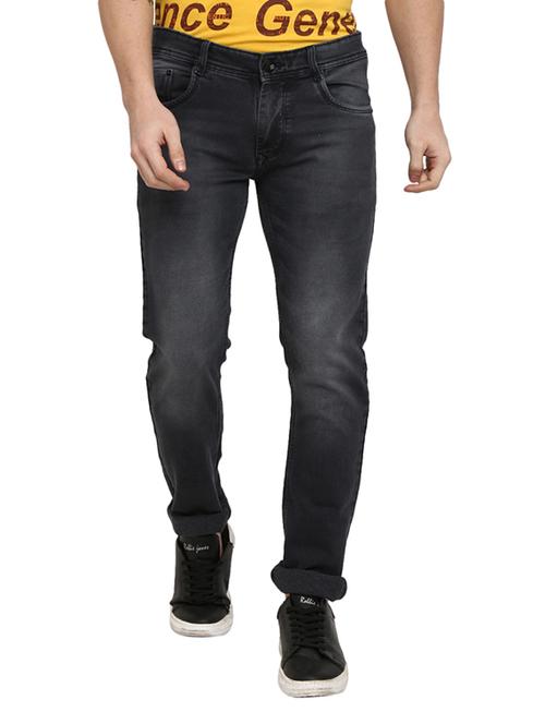 mens slim fit plain jeans - 19186621 - Very Small Image - 1