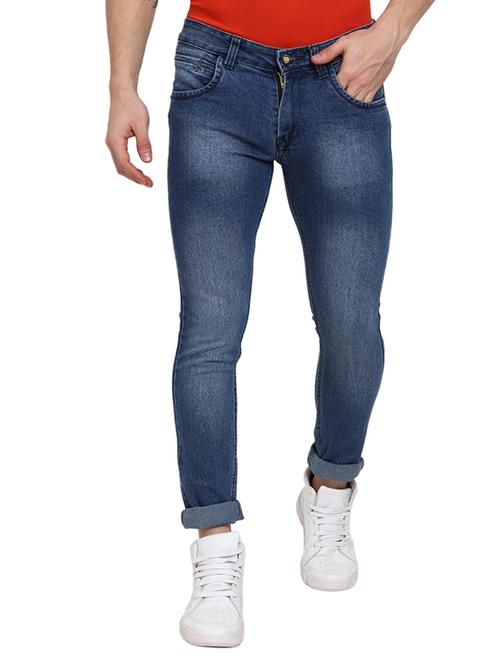 mens skinny fit plain jeans - 19186696 - Very Small Image - 1