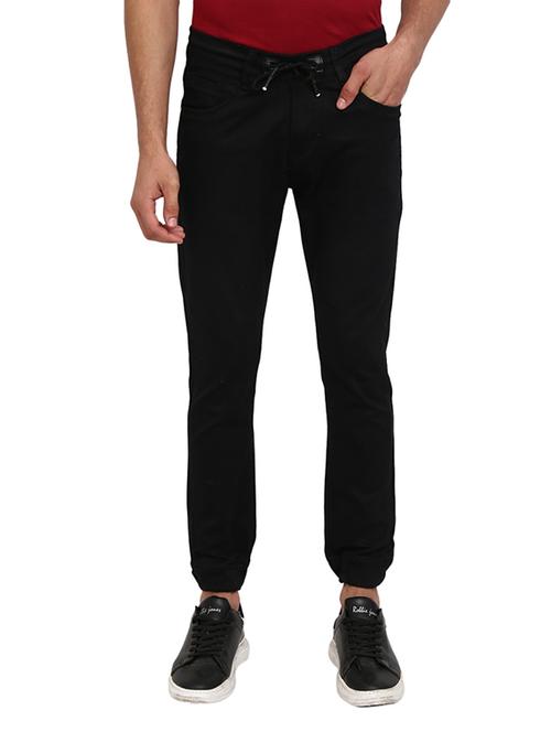 men solid mid rise jogger - 19186708 - Very Small Image - 1