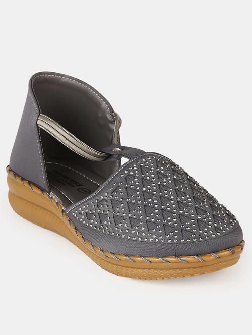 grey leatherette sandals - 19187180 - Very Small Image - 1