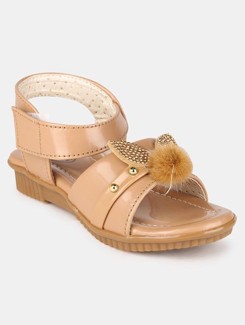 beige leatherette sandals - 19187191 - Very Small Image - 1