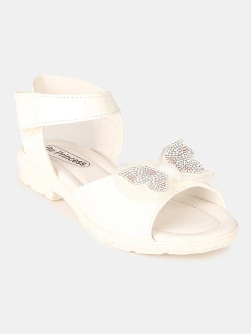 white leatherette sandals - 19187198 - Very Small Image - 1
