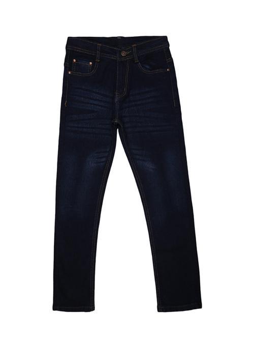 boy's plain slim fit jeans - 19188489 - Very Small Image - 1