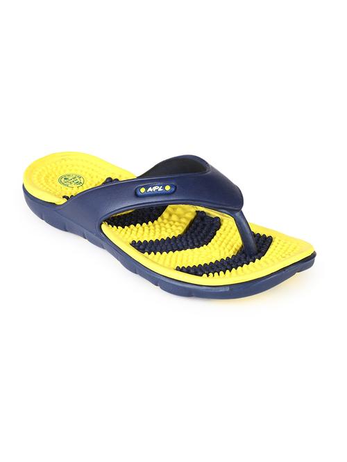 yellow synthetic & mesh slip on slippers - 19188583 - Very Small Image - 1