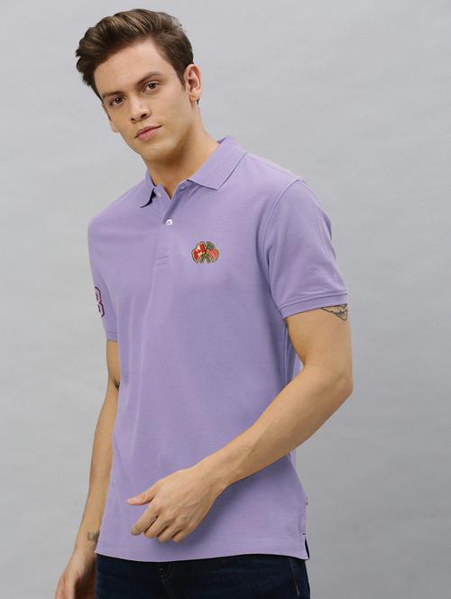 purple solid polo t-shirt - 19196049 - Very Small Image - 1