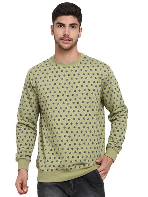 men all over print long sleeve regular fit sweatshirt - 19196442 - Very Small Image - 1