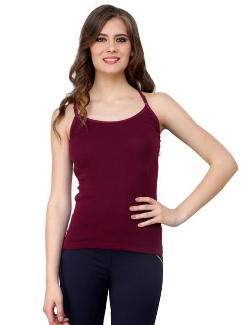 women's tank top shoulder strap top - 19196752 - Very Small Image - 1