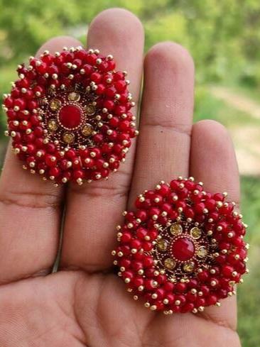 name : fancy moti earrings base  - 19197273 - Very Small Image - 1