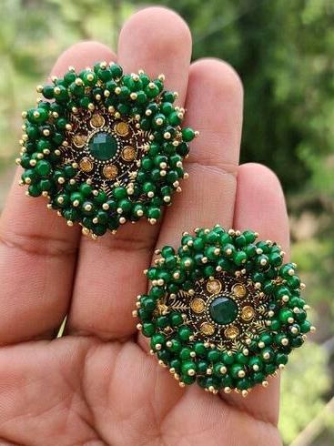 name : fancy moti earrings base  - 19197276 - Very Small Image - 1