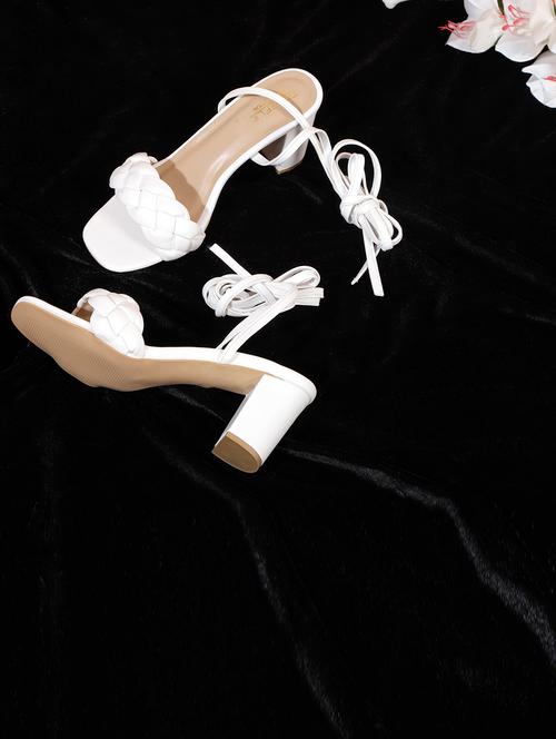 white pu gladiators sandals - 19197762 - Very Small Image - 1