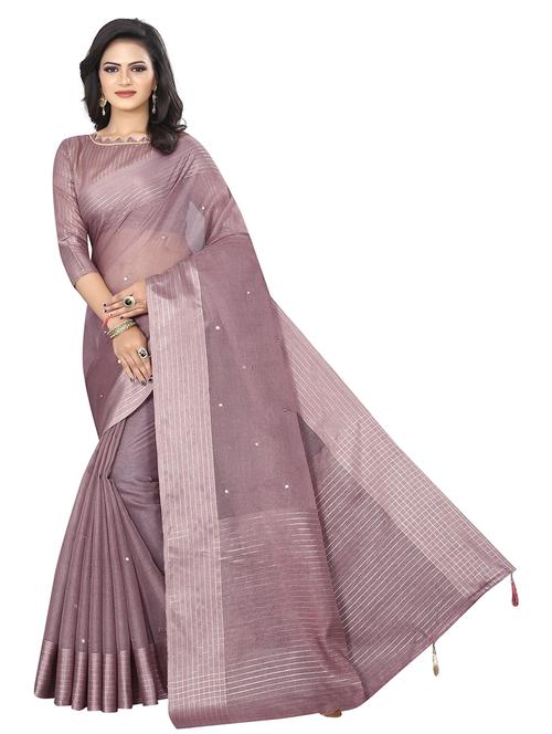self design woven saree with blouse - 19198169 - Very Small Image - 1
