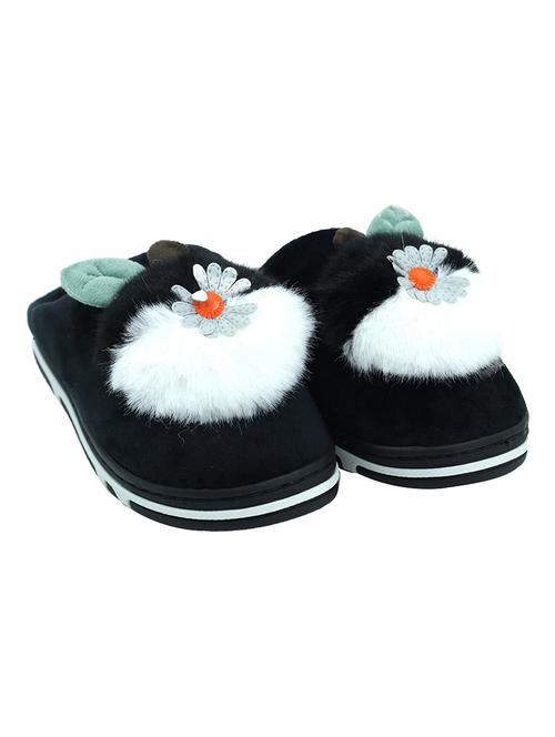 women black flats flip flop - 19201727 - Very Small Image - 1