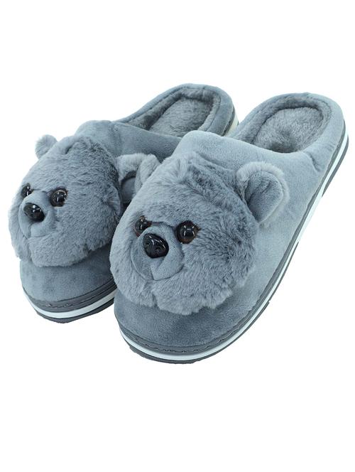 women grey flats flip flop - 19201730 - Very Small Image - 1