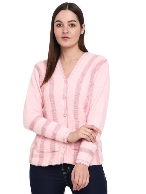 self design button up cardigan - 19204906 - Very Small Image - 1