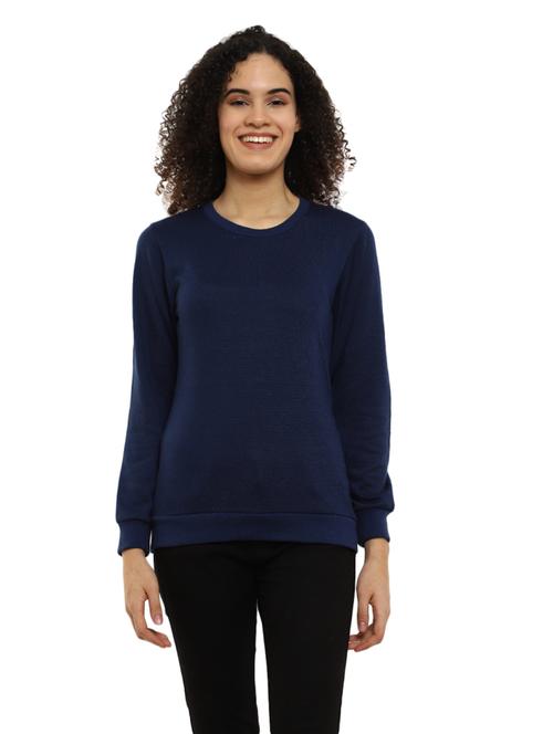 women solid acrylic wool pullover - 19205011 - Very Small Image - 1