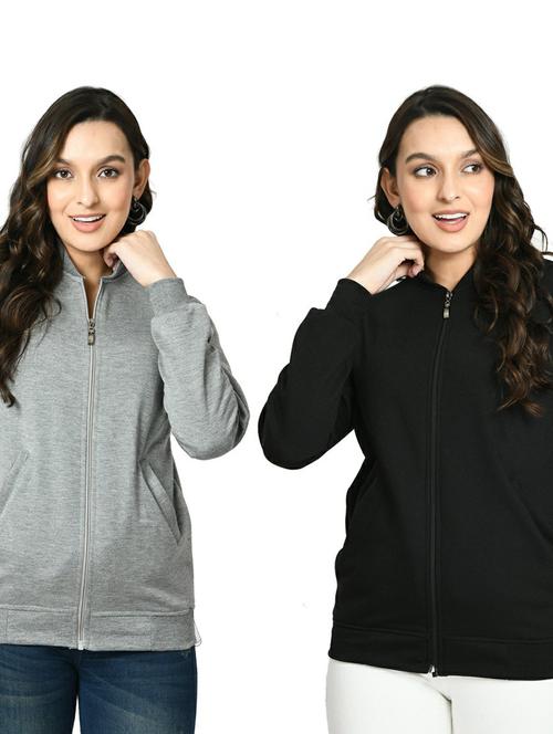 women multi coloured regular jacket set - 19207291 - Very Small Image - 1