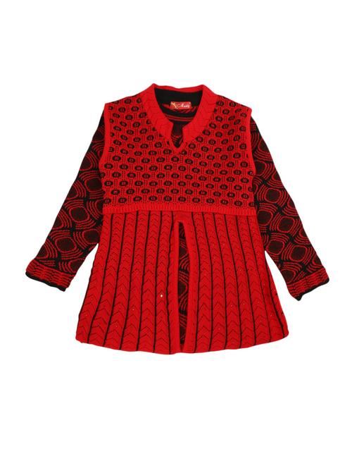 ruffle neck self design regular sweatshirt - 19207643 - Very Small Image - 1