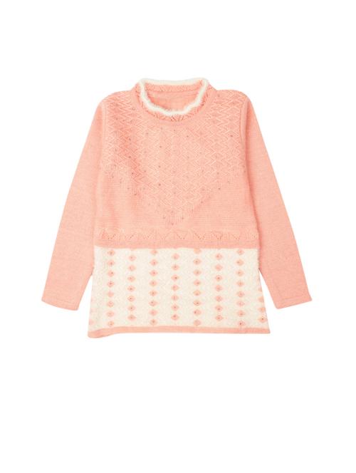 round neck self design regular sweatshirt - 19207666 - Very Small Image - 1