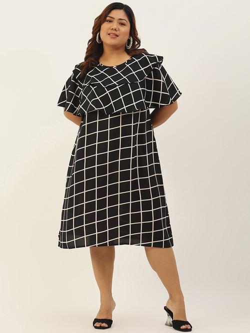 women's  color block dress - 19207902 - Very Small Image - 1