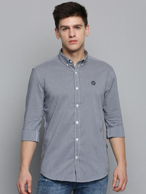 mens checks casual shirt - 19208149 - Very Small Image - 1