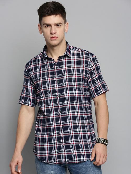 mens checks casual shirt - 19208166 - Very Small Image - 1