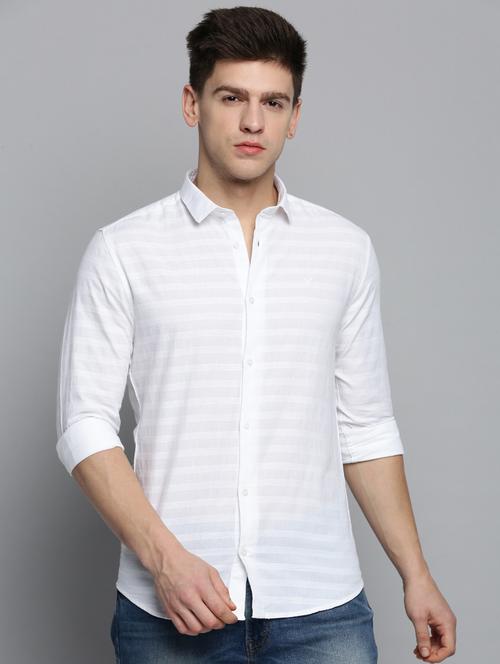 mens stripes casual shirt - 19208282 - Very Small Image - 1