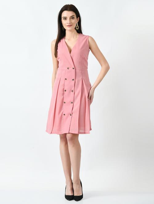 women's  solid dress - 19208507 - Very Small Image - 1