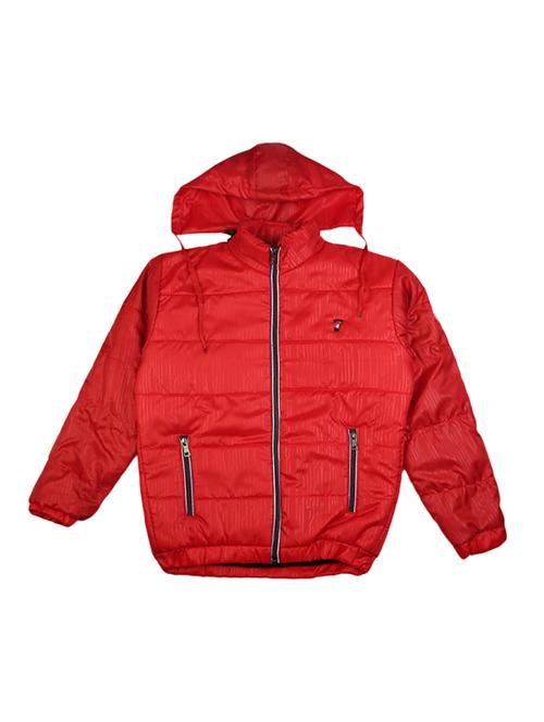 boys hooded neck quilted jacket - 19215294 - Very Small Image - 1