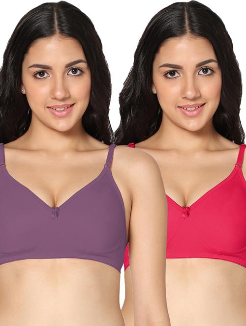pack of 2 non padded t-shirt bra - 19215886 - Very Small Image - 1